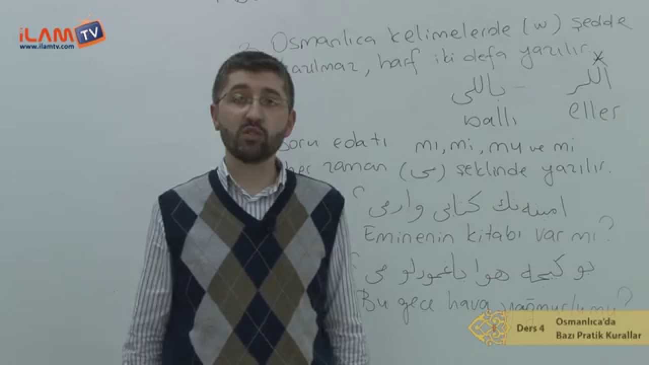 İlamtv Osmanlıca Dersleri